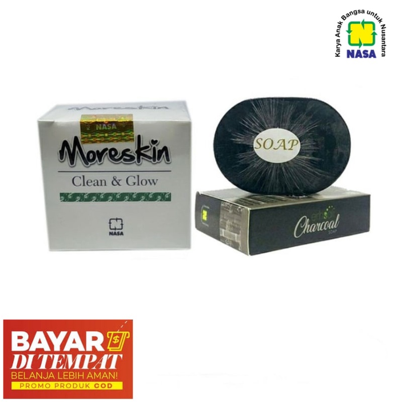 MORESKIN CLEAN AND GLOW Paket Glowing Bebas Flek Hitam Nur Wahidah Store