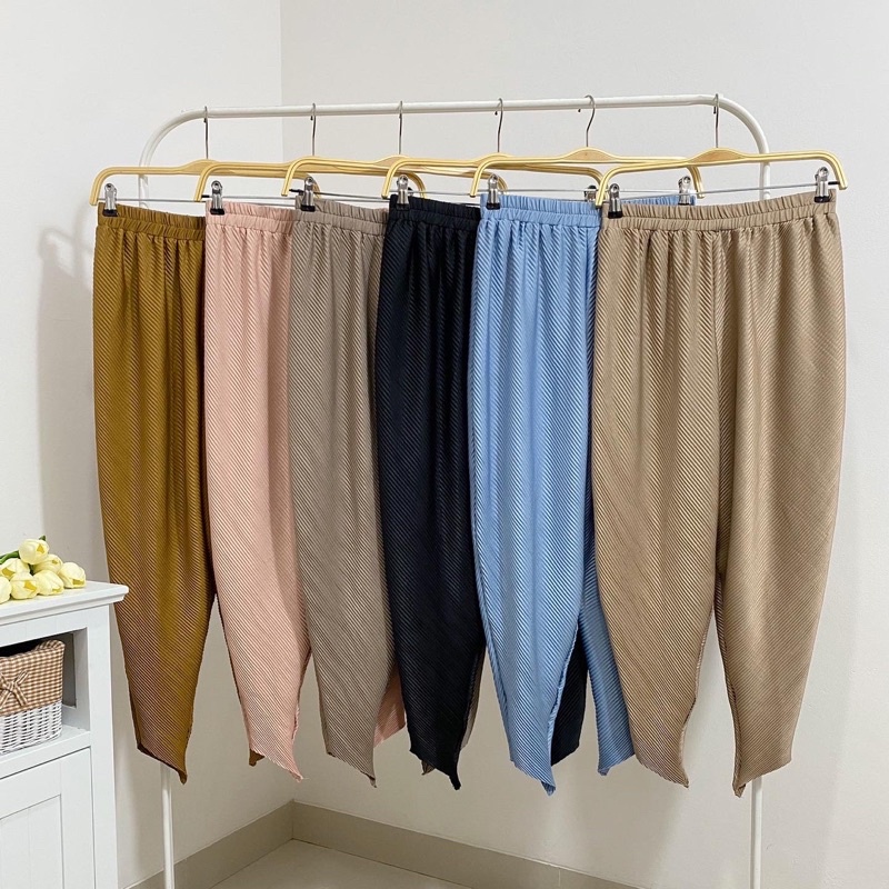 Baggy pleats pants / baggy plisket / celana plisket baggy / celana plisket premium