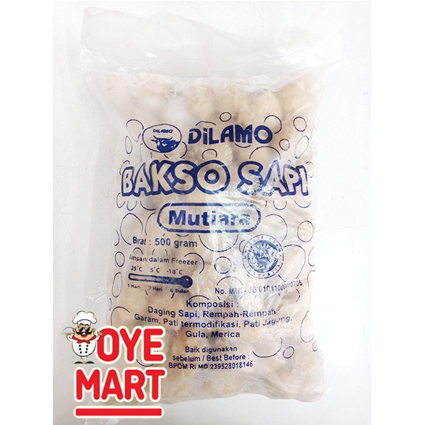 DILAMO BAKSO SAPI MUTIARA 500GR