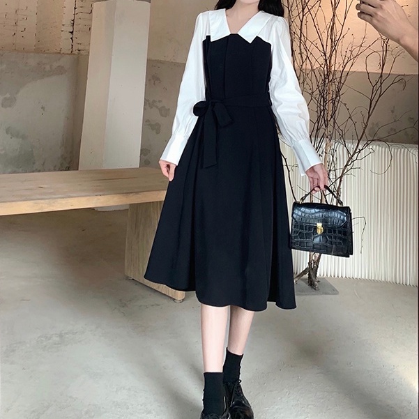 COD dress korea/dress wanita/dress korean style/midi dress korea/long dress dress korean style wanita/dress korean style wanita/