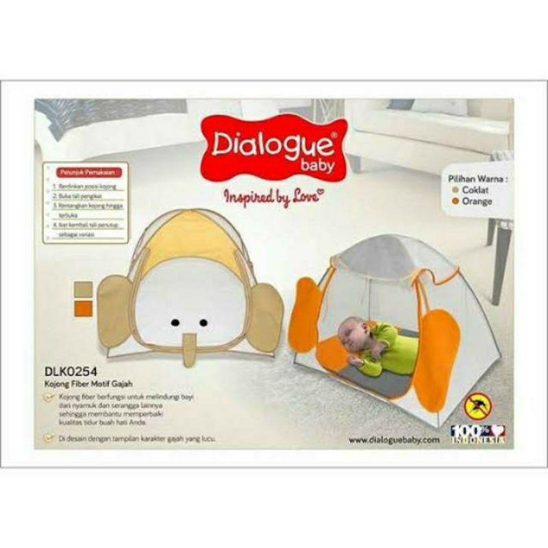 DIALOGUE KOJONG FIBER MOTIF GAJAH DLK0254 - KELAMBU BAYI