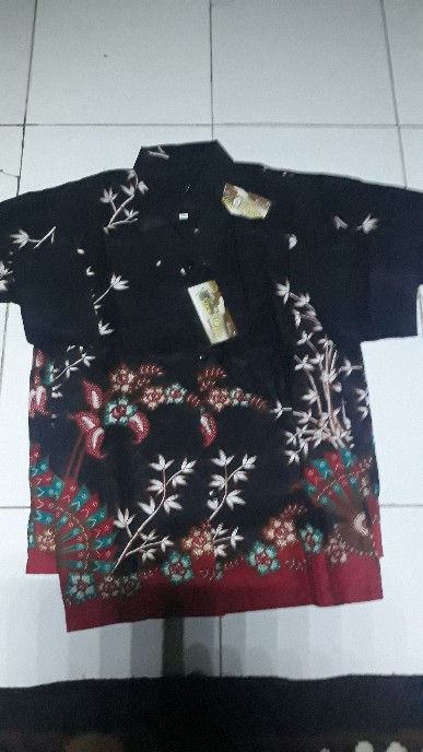 Batik Couple Keluarga Sania Ruffle Ori Ndoro Jowi Dnt Kipas