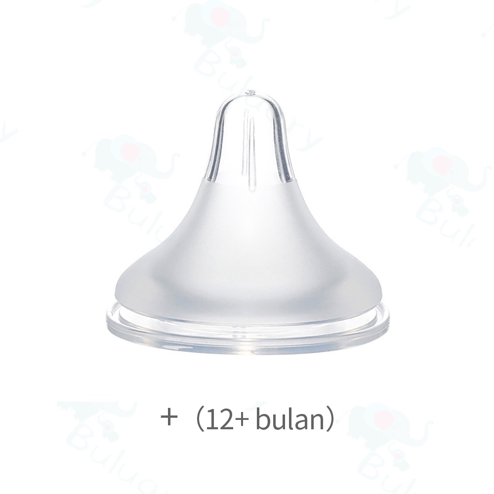 Buluary Dot bayi wide neck bahan silikon  dot pigeon-+(12+Bulan)