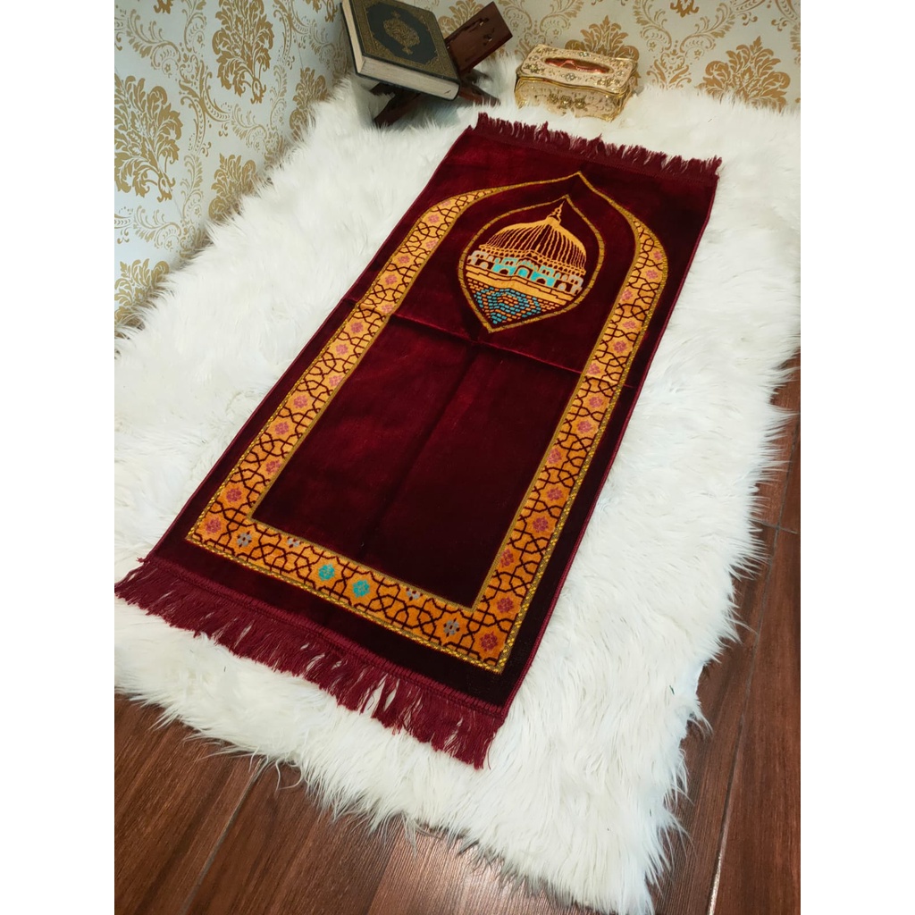 Sajadah AL Shadat Midi Ukuran 55 x 110 cm / Sajadah / Sejadah / Sadah Turki