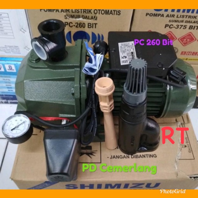 Pompa Air Jetpump Shimizu Pc 260 Bit Tanpa Tabung Shopee Indonesia