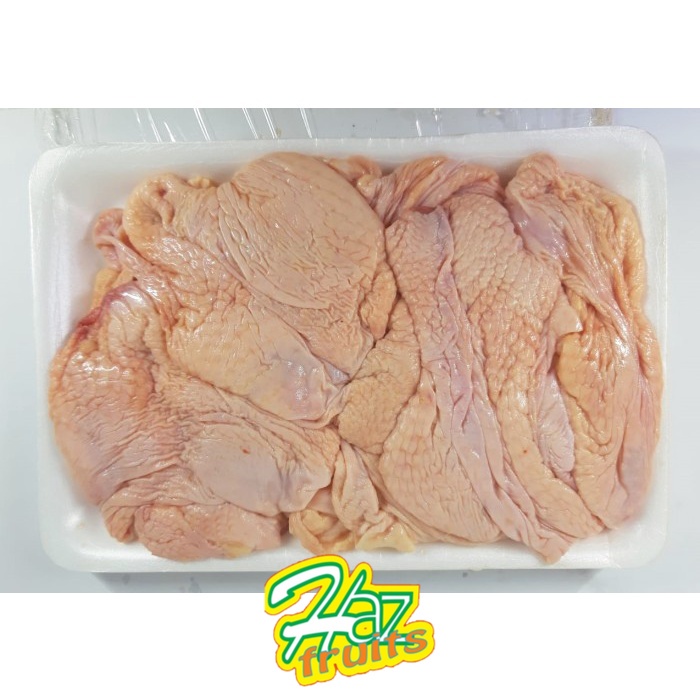 

Kulit Ayam / Chicken Skin Frozen - 500 Gram