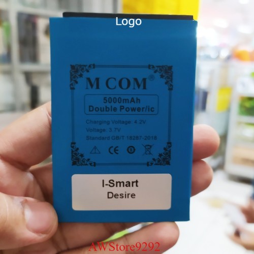 Mcom Battery Batre Baterai Double Power Mcom i-Smart ismart desire