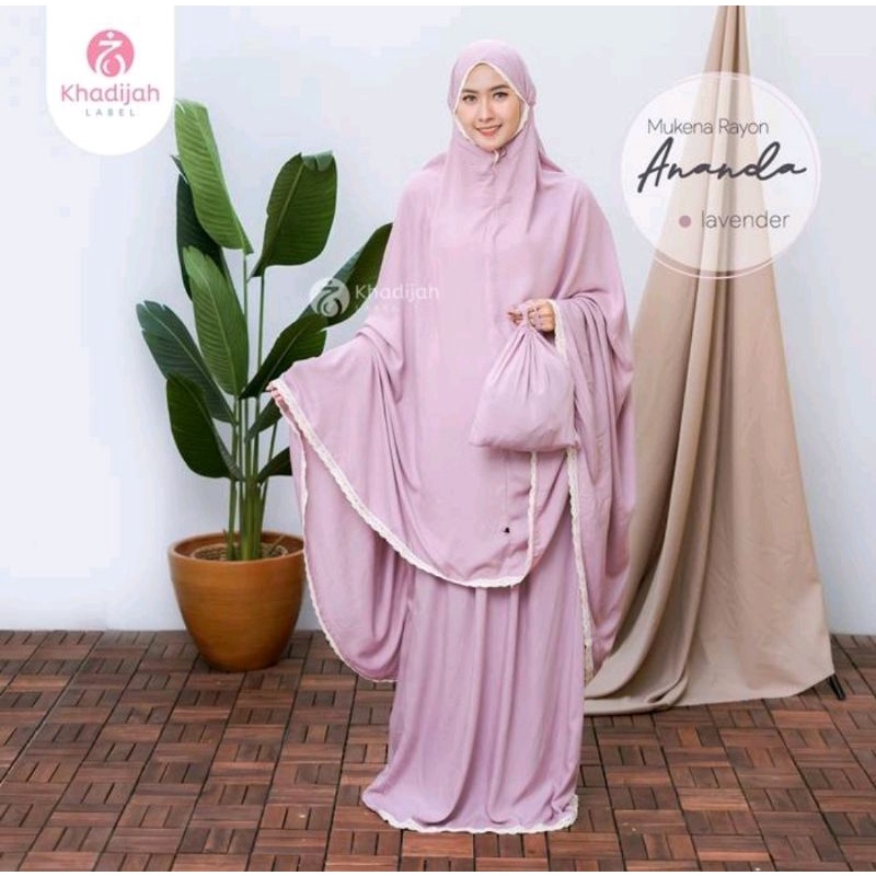Khadijah Label - Mukena Rayon Ananda Super Jumbo
