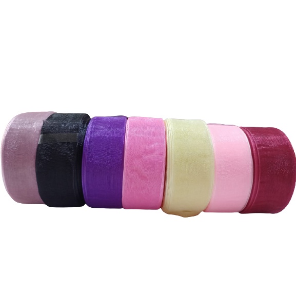 

Pita Organdi Polos biasa 1 inchi per Roll