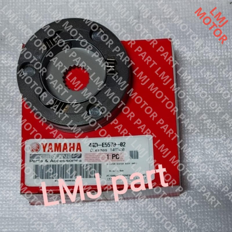 (100% ORI ) PLAT PELOR OTOMATIS STATER CLUTH ONE WAY ASSY XEON KARBU RC GT AEROX Bagus Gan