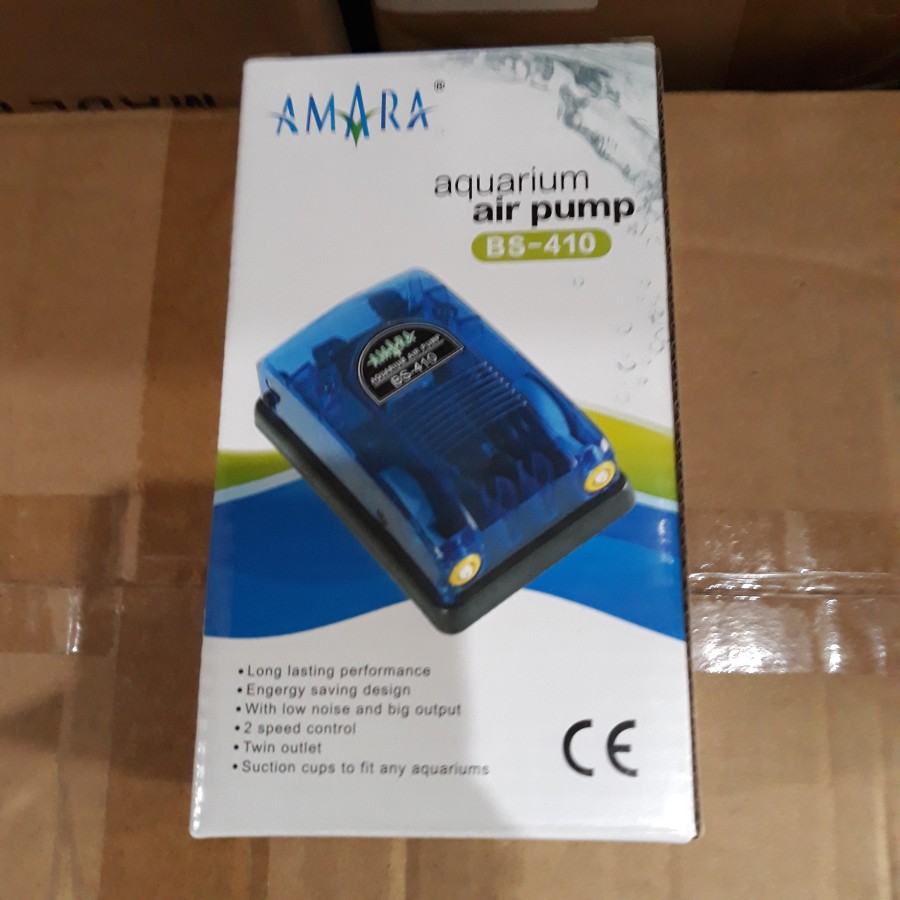 AMARA BS-410 AQUARIUM AIR PUMP