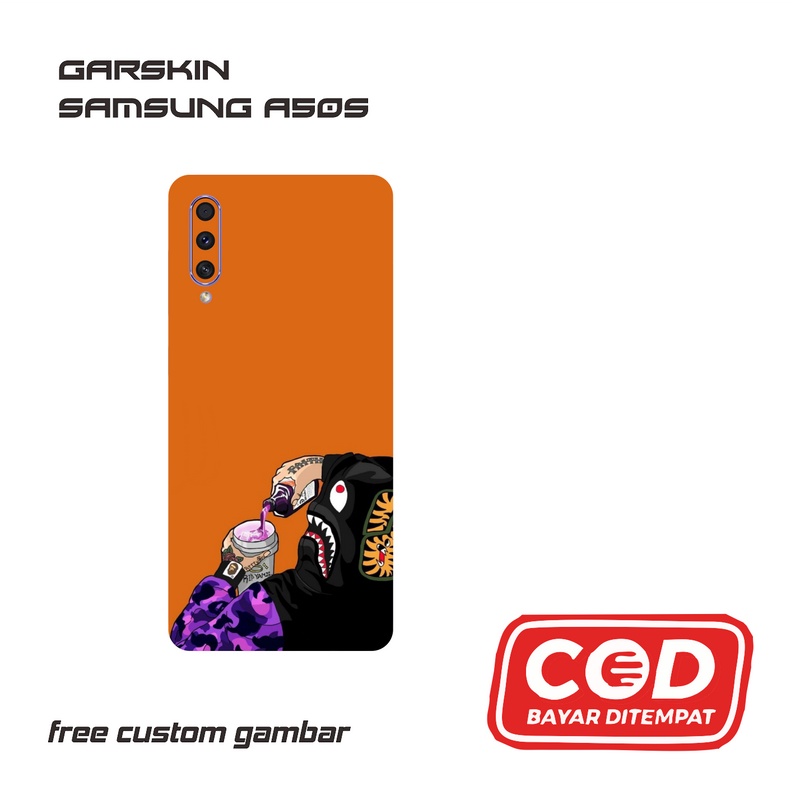 GARSKIN/STICKER HANDPHONE SAMSUNG A50S CUSTOM