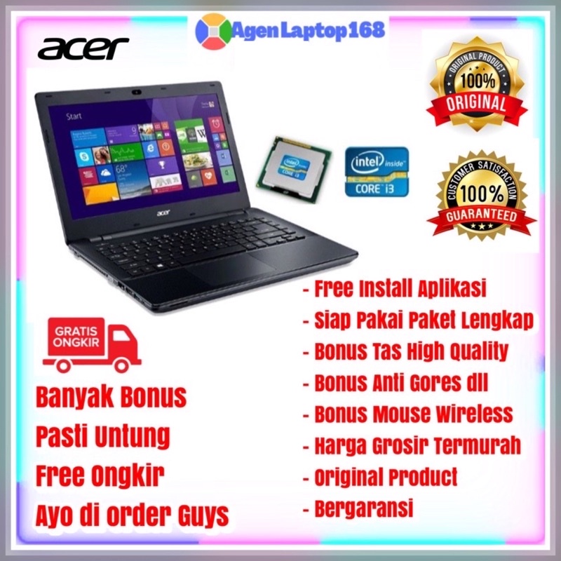 LAPTOP ACER CORE I3 RAM 4 GB