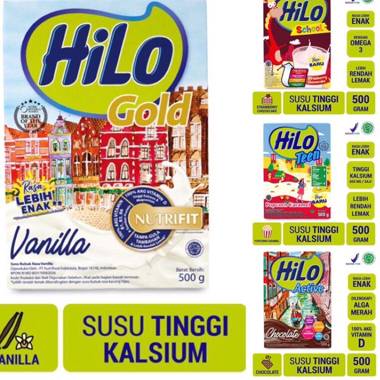 

[KODE QF998] HILO SCHOOL / TEEN / ACTIVE / GOLD 500 1000 g 1 kg [PRS X2/ NR4]