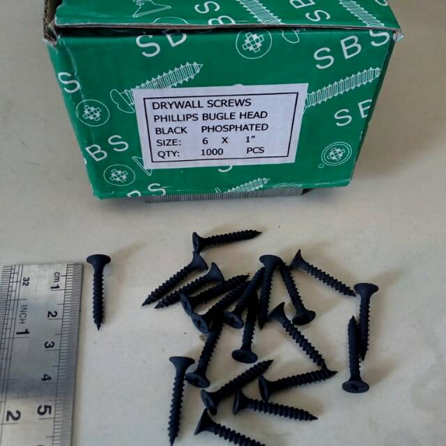 Skrup Gypsum 6 x 1&quot;  SBS