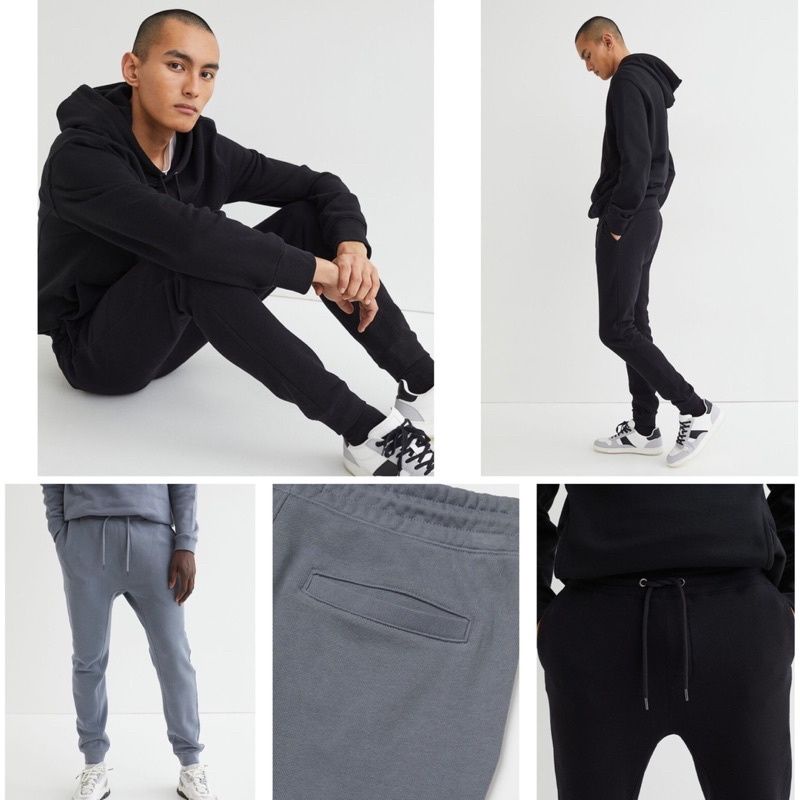 Celana jogger HM regular fit jogger sweatpants