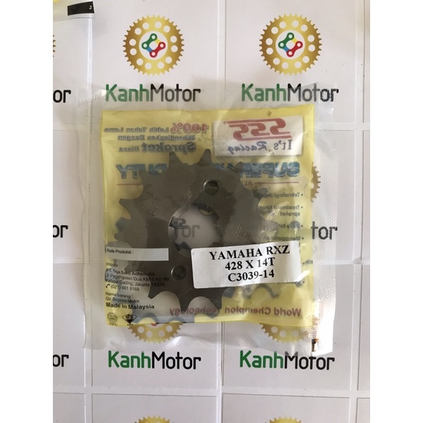 Gear SSS DEPAN 428 : RXZ F1ZR FORCE-1 Vega R, Vega ZR Z1, RX King, Jupiter Z, Jupiter Z1, Jupiter MX, Vixion Byson R15 MT150 MXKING : Size 11T~17T-14T
