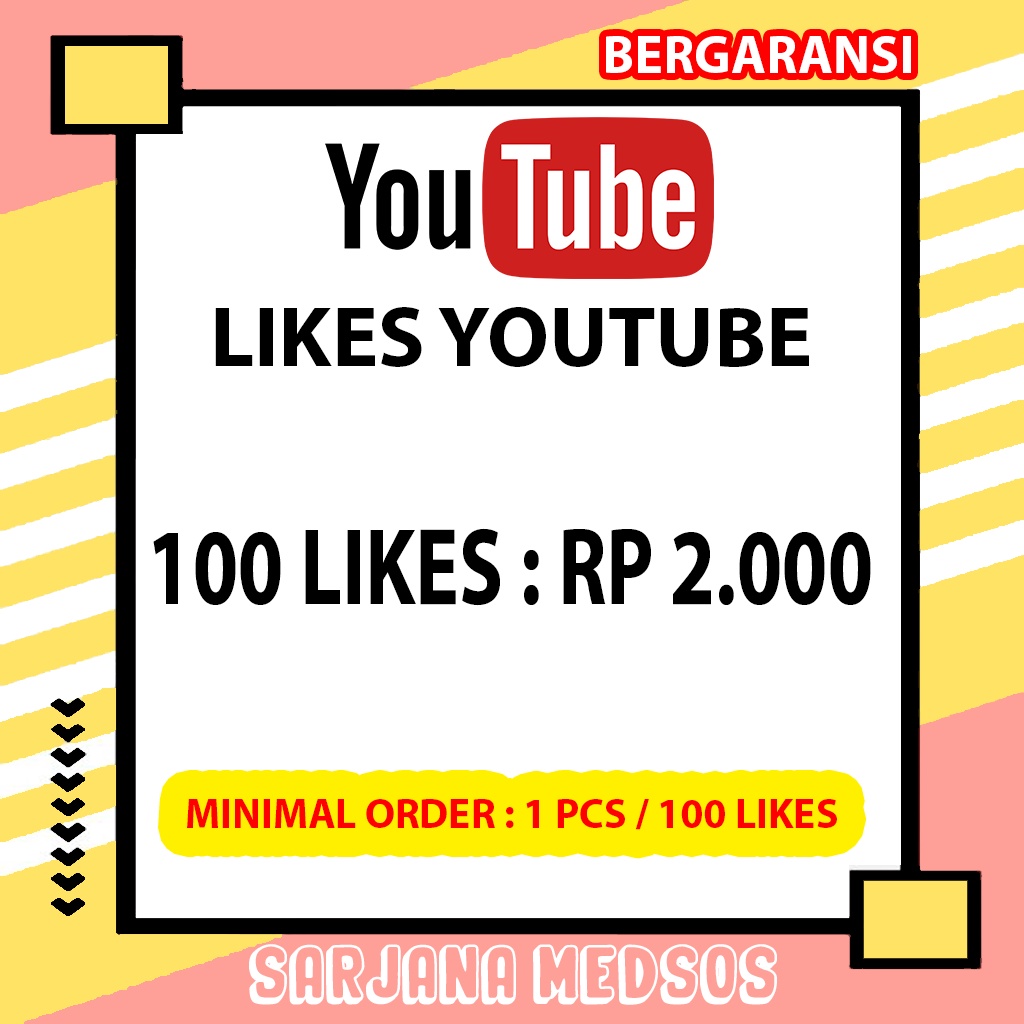 Like Youtube Bergaransi Dan Termurah