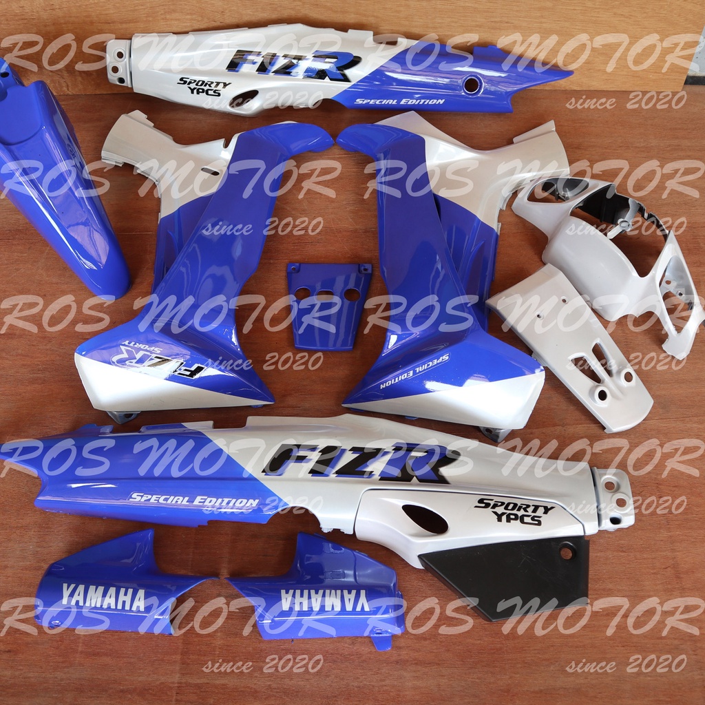 Cover Body Fizr F1zr Malboro Biru Full Set Halus Cover Bodi Yamaha Fiz r