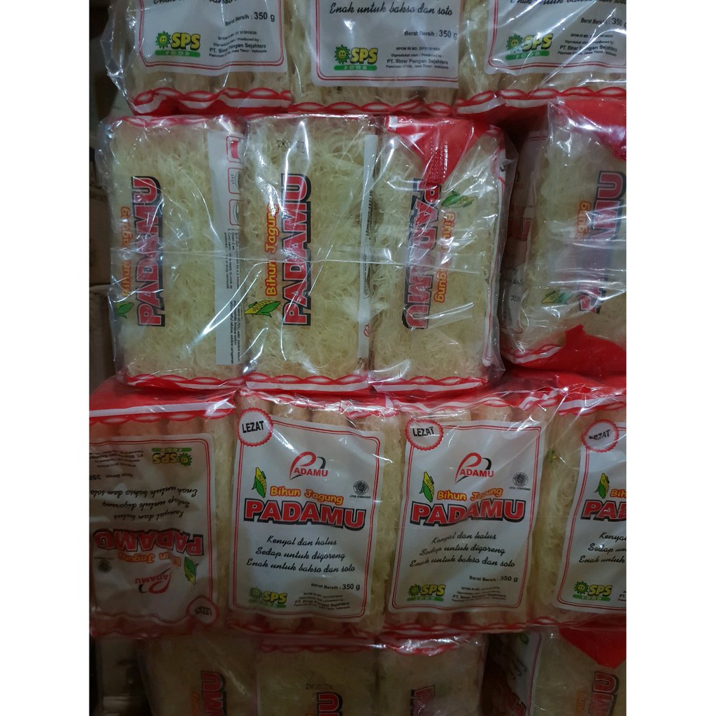 

Bihun Jagung Padamu 350gr Merah