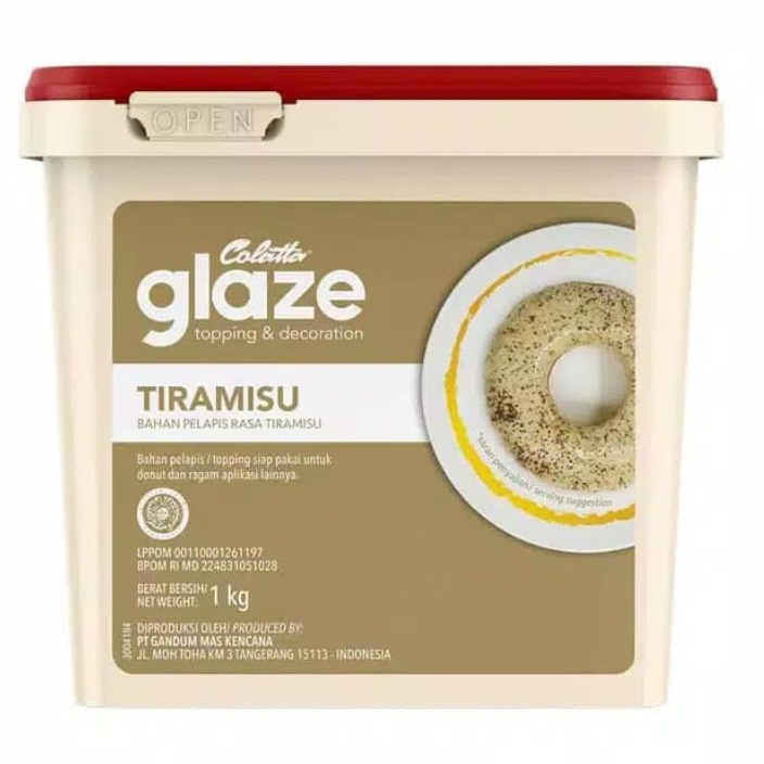 GLAZE COLATTA / COLATTA GLAZE  Tiramisu 1Kg