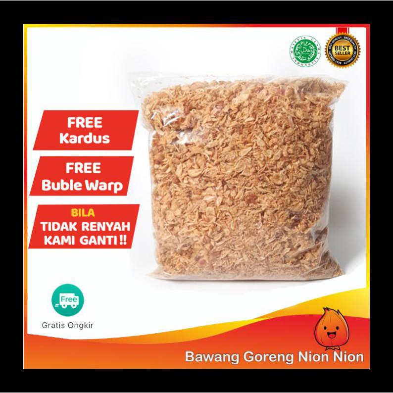 

BEST SELLER! BAWANG GORENG ASLI BREBES SUPER PREMIUM TERENAK DAN RENYAH - BREBES SUPER, 500 GRAM