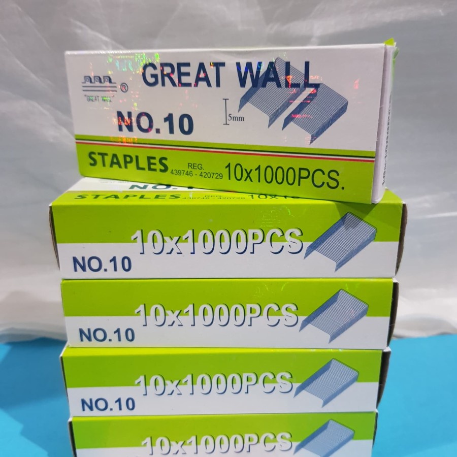 

Isi Staples Refill GREATWALL no 10 isi 10 pack