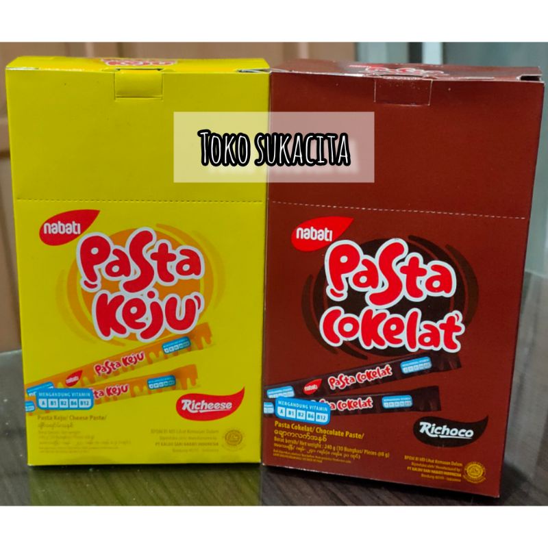 

Nabati Pasta Cokelat Dan Keju 30pcs