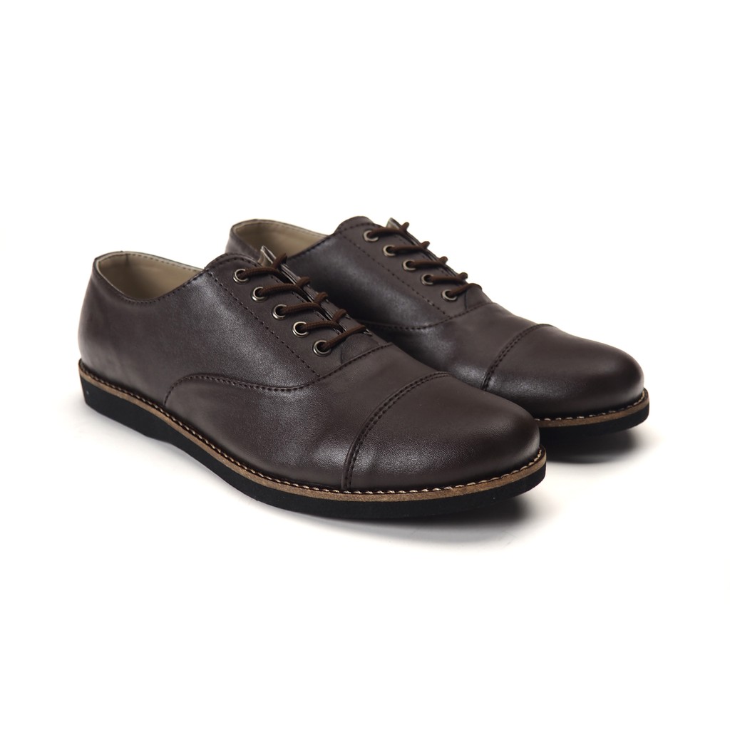 SEPATU FORMAL PRIA MONDAY OXFORD BROWN TOTOSURYO x MONDAY FOOTWEAR SEPATU PANTOFEL SEPATU KERJA