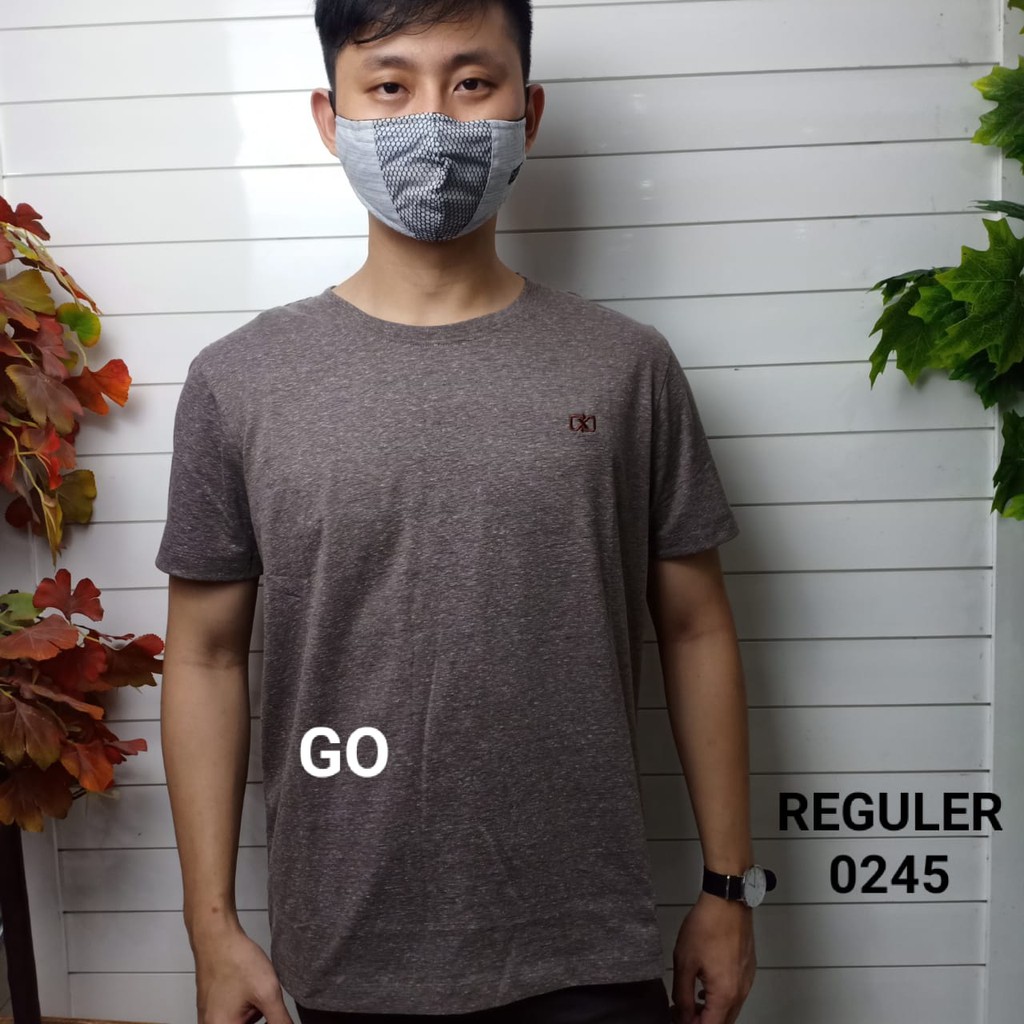 gof MAXMILLIAN KAOS B (Regular) Pakaian Pria Atasan Kaos Oblong Original Lengan Pendek