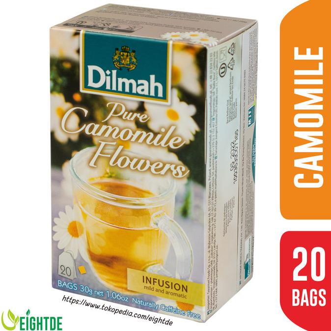 (BISA COD) Dilmah Pure Camomile Flowers Tea KOMPLIT Kode 1346