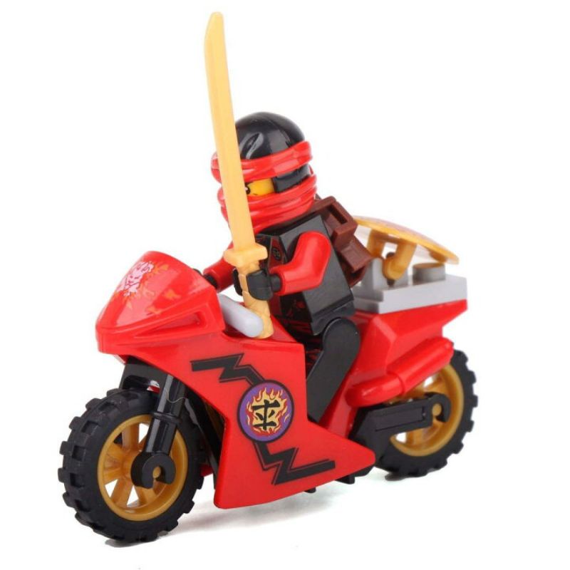 Lego Ninjago Kai Motor Minifigure Ninja Zane Jay Wu Lloyd Ice Carnage Killer Ultraman