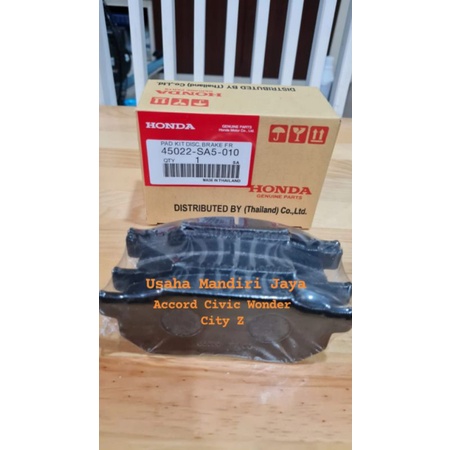 KAMPAS REM DEPAN BRAKE PAD HONDA ACCORD CIVIC WONDER CITY Z SA5-010