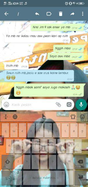 Couple Gamis Aksara 2507 # Lumbung Batik