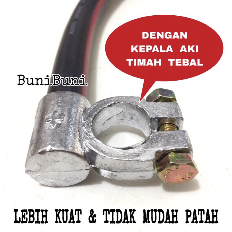 Kabel Aki Massa / Masa Paralel Aki Untuk Mobil Truk &amp; Bus 24 Volt Full Tembaga