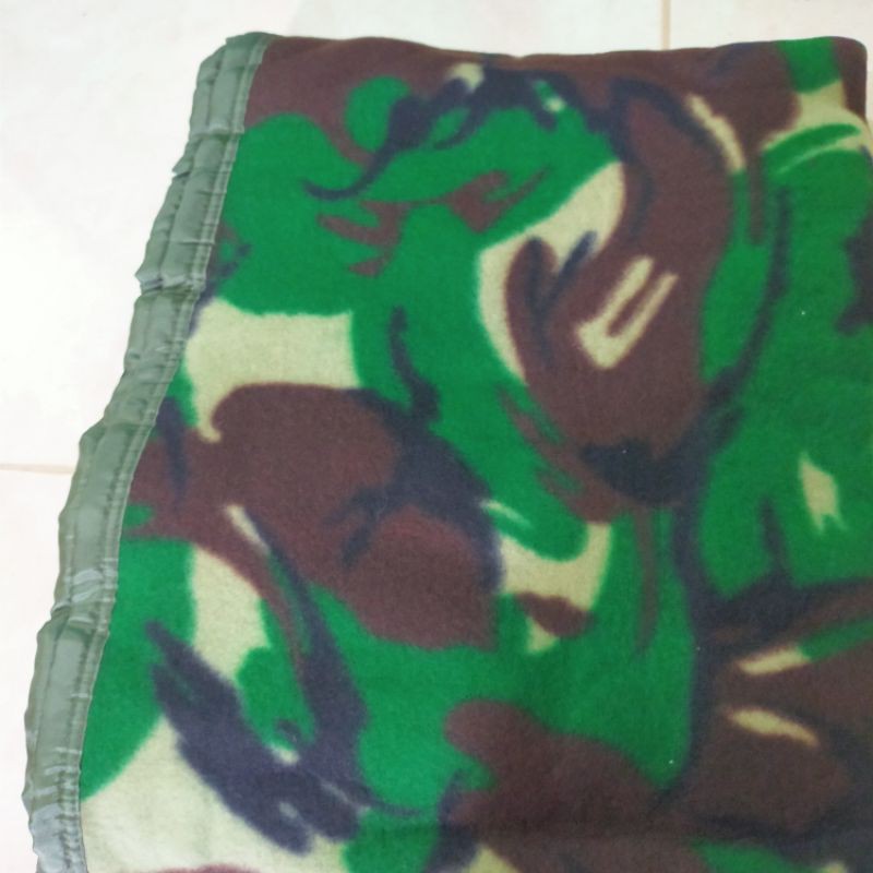 selimut loreng TNI asli