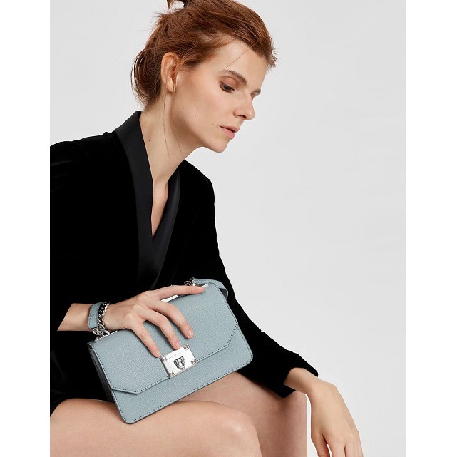 JKS7160 Front Flap Crossbody Bag , tas ck import wanita, tas pesta import#