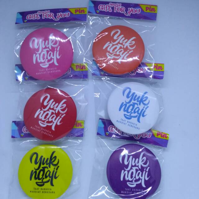 

Pin Yuk Ngaji Size 44mm Laminasi GLOSSY
