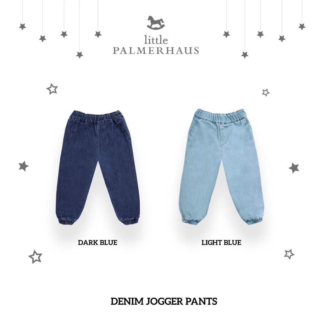Little Palmerhaus Kids Denim Jogger Pants | Celana Jogger Anak 1-3 tahun
