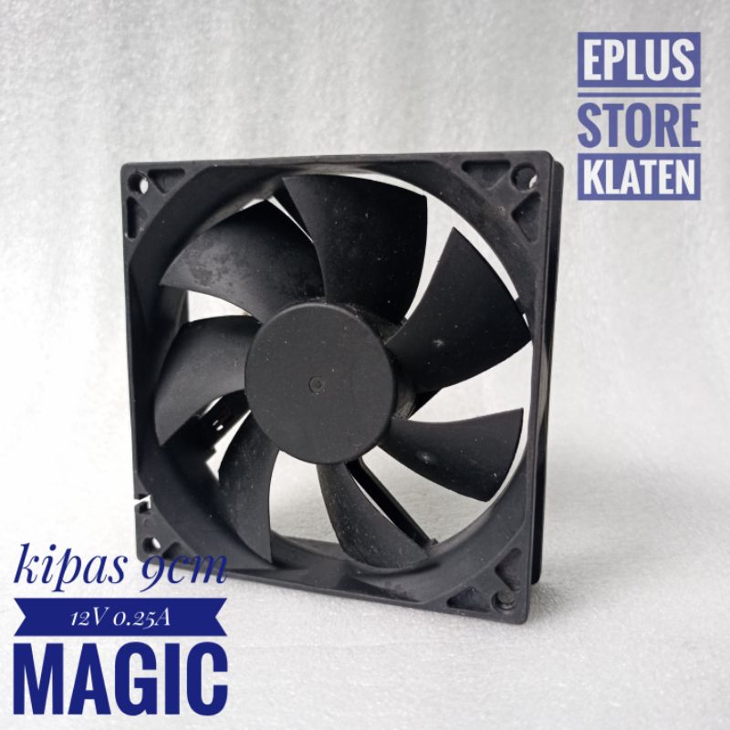 Kipas Magic 3000rpm 9cm 12V 0.25A dc fan casing komputer PC KP111