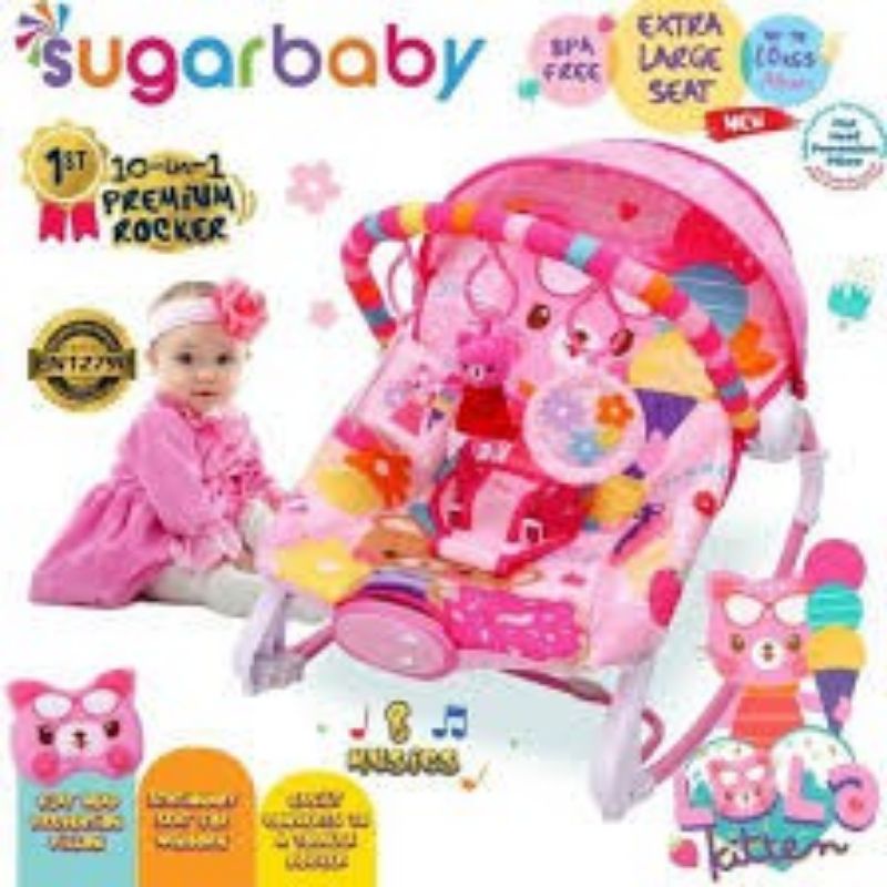 ORIGINAL SUGAR BABY-ROCKING SUGAR NEW-BOUNCHER GOYANG-BABY BOUNCHER SUGAR BABY