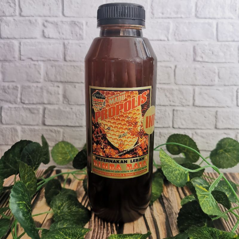 MADU PROPOLIS INFEKSI 500ml KEMASAN BOTOL PLASTIK