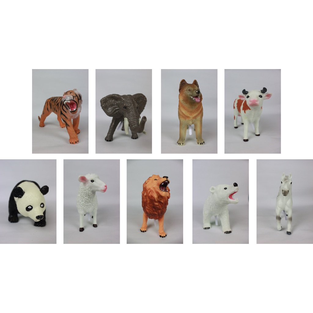 Mainan Figure Wild + Farm Animal With Sound