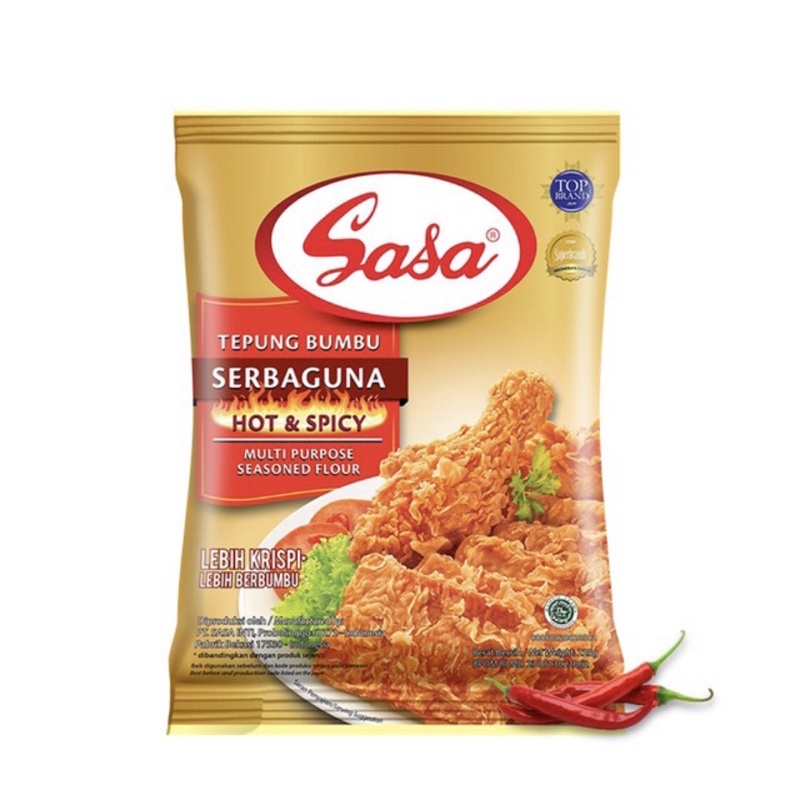 

Sasa Tepung Bumbu Serbaguna Hot & Spicy 210 gr