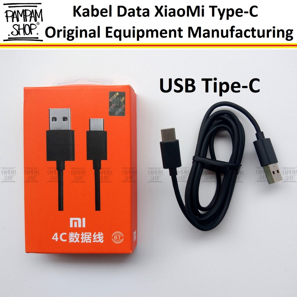 Kabel Data Charger Casan XiaoMi Type C Mi5 Plus Mi Pad 2 A1 A2 Note 5 Original OEM | Xiao Mi 5 Plus