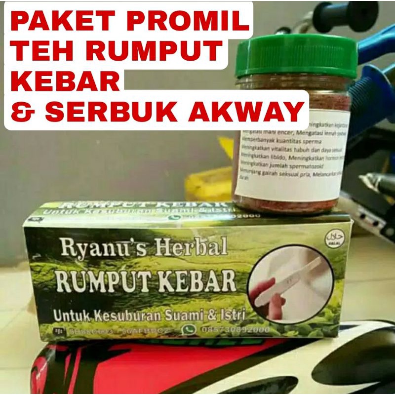 

Herbal rumput kebar dan kayu akway (Selalu ready)
