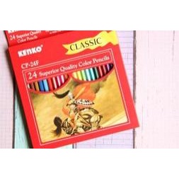 

♥ Pensil 24 Warna Kenko Panjang atk ●
