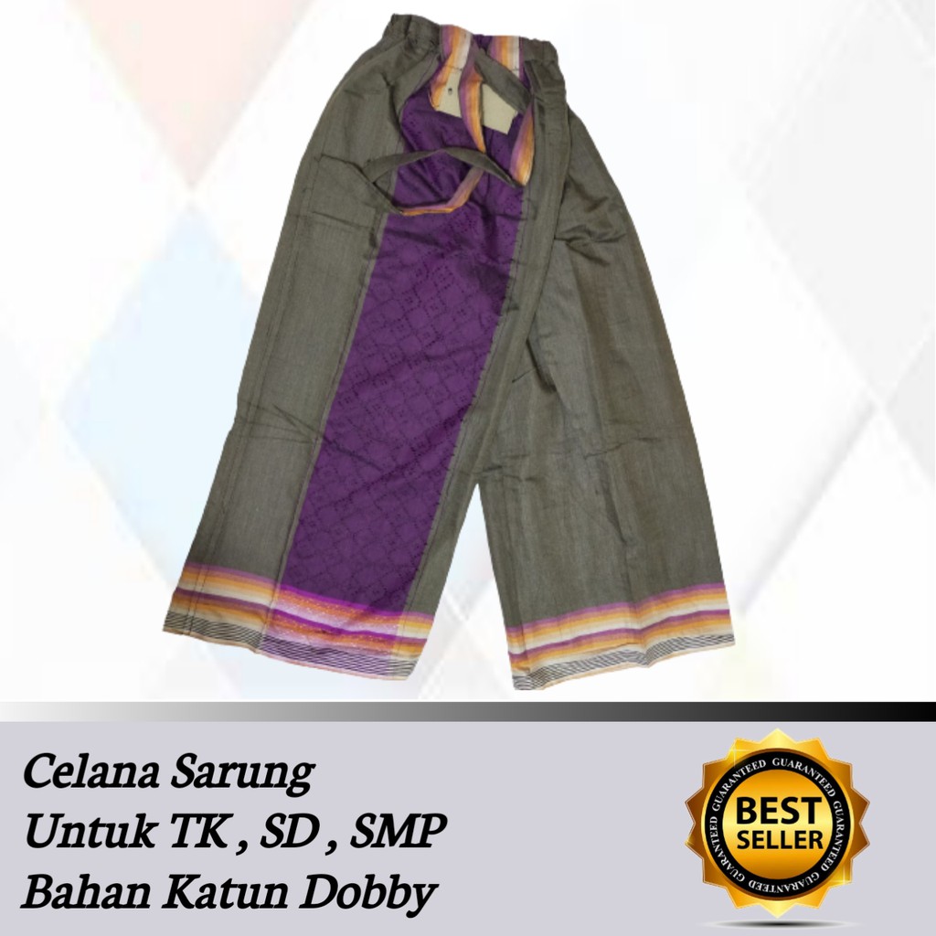 Celana Sarung Anak TK,SD,SMP Bahan Katun Dobby/Harga Grosir/Best Seller/Bisa COD