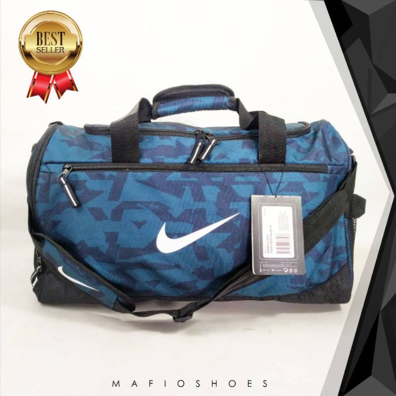 TAS TRAVEL NIKE CORAK TOSCA NAVY/TAS NIKE/TAS TRAVEL/TAS OLAHRAGA/TAS GYM/TAS SELEMPANG/TAS PRIA