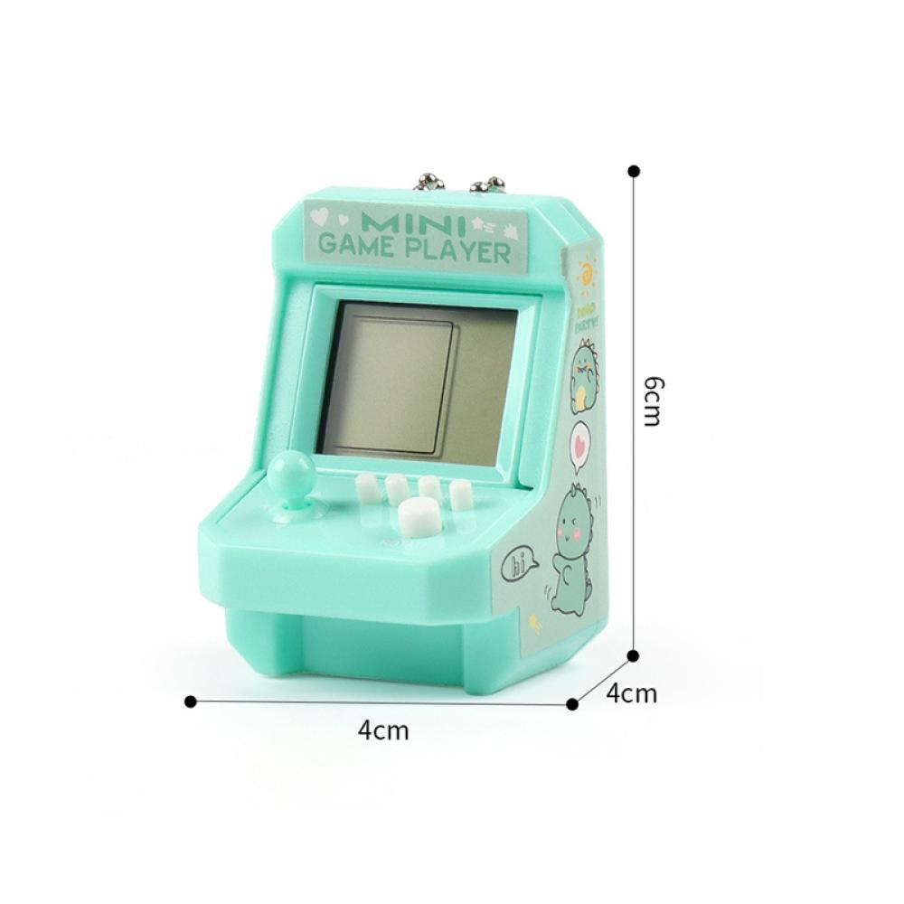 Timekey F2P4 Konsol Game Tetris Mini Handheld Dengan 26 Permainan Built-in